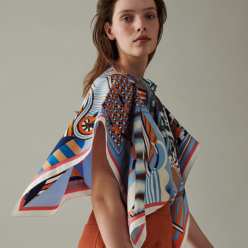 La Selle Imaginaire dossard scarf | Hermès Saudi Arabia